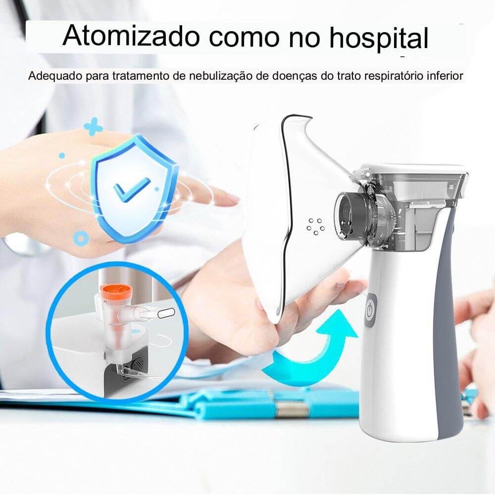 NEBULIZE Pro® - Mini Nebolizador Portátil- DESCONTO DE 5% NO PIX